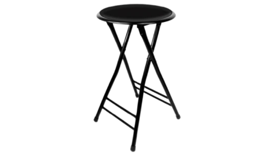 Cushioned Folding Blackjack Stool