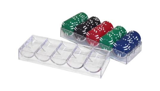Clear Acrylic Poker Chip Tray