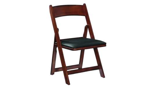 Folding Poker Game Chair Set - Cappucino