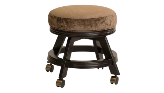 Vanity Stool with Casters