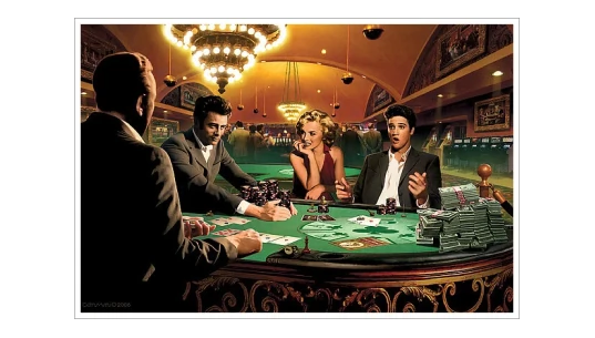 Folding is for Quitters Wood Poker Sign