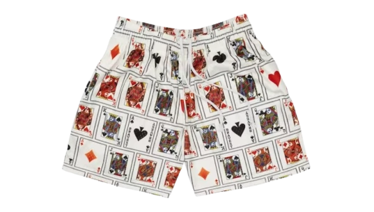 Poker Shorts - White