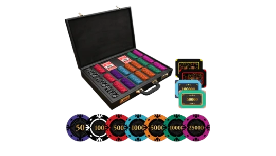 Conquer Gunpowder Poker Chipset 500/30 Pcs