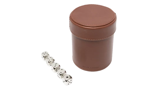 Warren Leather Dice-Cup Set