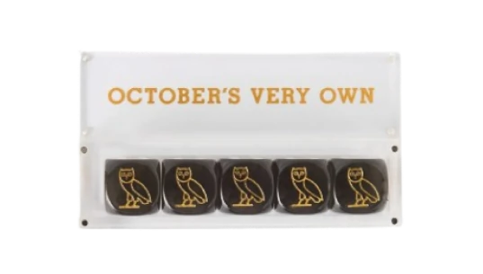Dice Set - Black/White/Gold