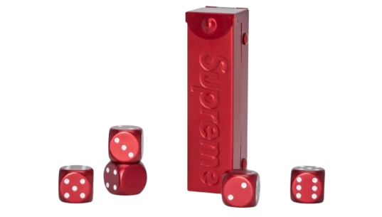 Aluminum Dice Set - Red