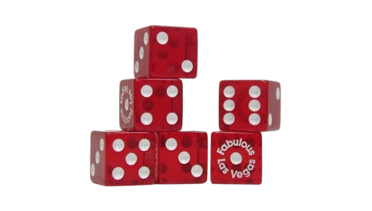 Fabulous Las Vegas Dice - Red
