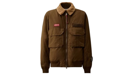 SPZL Flatt Nylon Flying Jacket - Carafe Brown