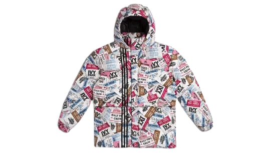 Ski Tag Puffer Jacket - Multicolor