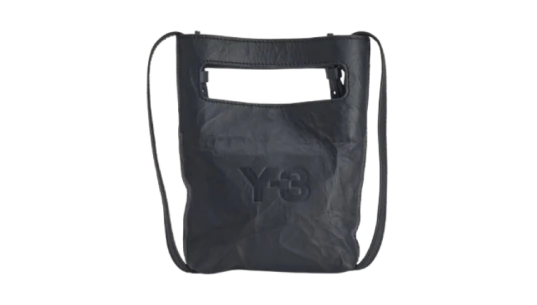 Crinkle Leather Mini Bag - Black