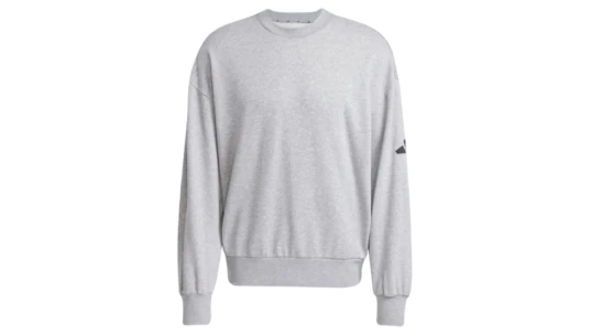Essentials Loose Fit 3 Bar Logo Sweatshirt - Grey/Black