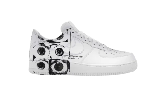 Air Force 1 Low CDG Shirt Print - White/Black