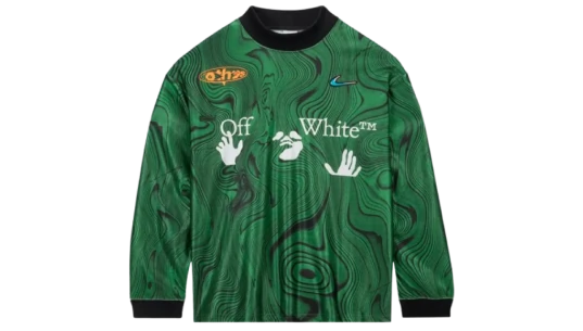 All-Over Print Jersey - Kelly Green/White