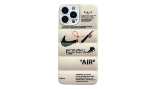Iphone 16 Pro Max Nike Off-White 3D Case - Cream