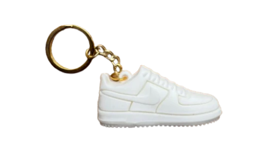Nike Air Force 1 Keychain - White