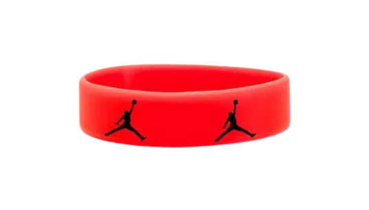 Jordan Silicone Bracelet - Red