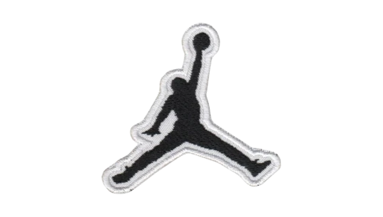 Jordan Logo Patch - Black/White