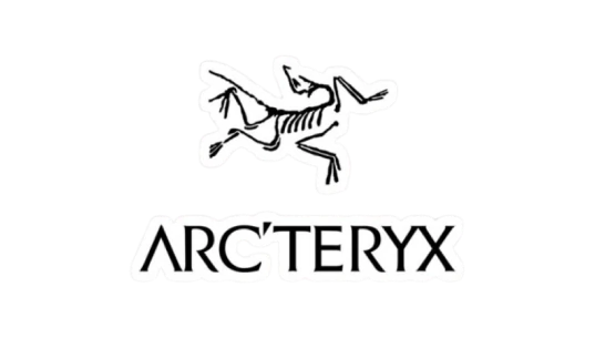 Arc'teryx Logo Sticker - Black/White