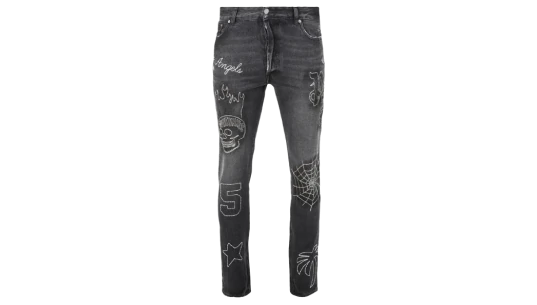 B-Spider Classic 5 Pockets - Black Silver
