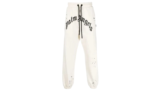 GD Glittered Logo Sweatpants - Off White