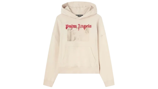 Portrait Pencil Hoodie - Light Beige