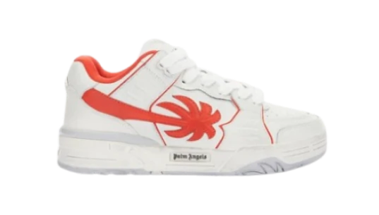Venice Worn Out Sneakers - White/Coral Red