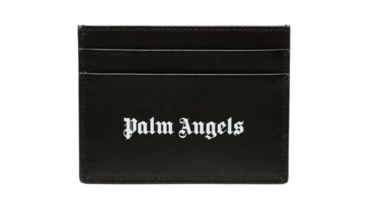 Text Logo Cardholder - Black White