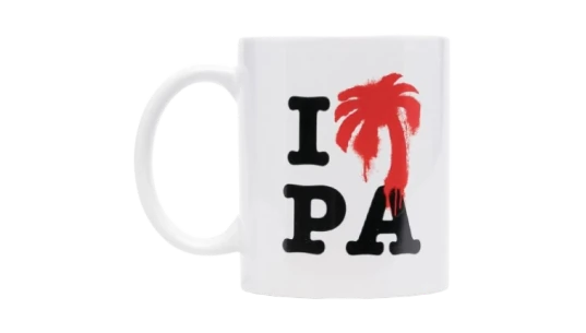 I Love PA Ceramic Mug - White/Red/Black