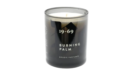 Burning Palm Scented Candle 440g - Black