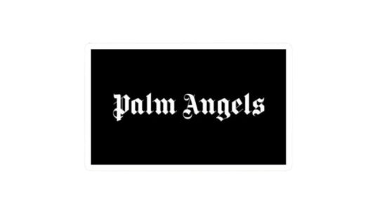 Palm Angels Logo Text Sticker