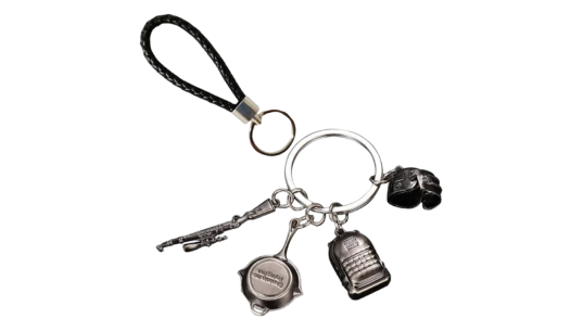 PUBG Equipment And Weapon Keychain