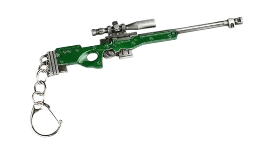 AWM With 8x Scope Keychain