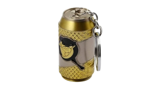 PUBG Chicken Energy Drink Metal Keychain