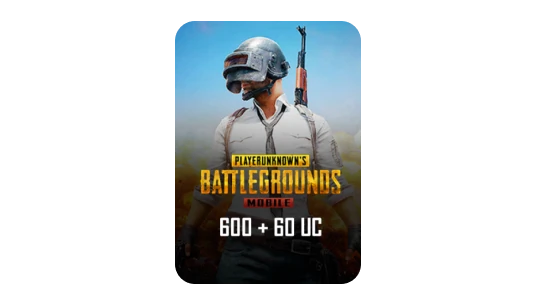 PUBG Mobile 600+60 UC Key GLOBAL