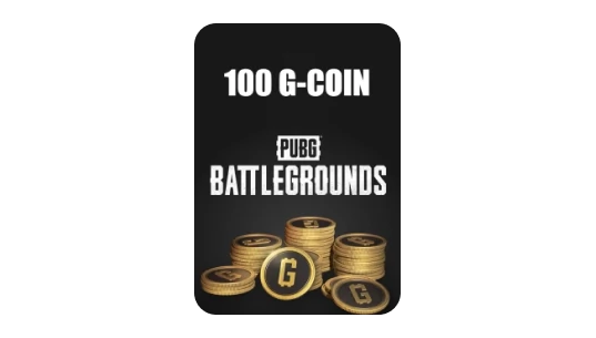 PUBG 100 G-Coin Steam Key GLOBAL