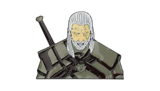 Geralt Brooch Pin