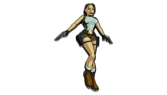 Tomb Raider Big Debut Enamel Pin