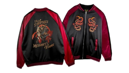 Messmer The Impaler Sukajan Jacket - Black/Red