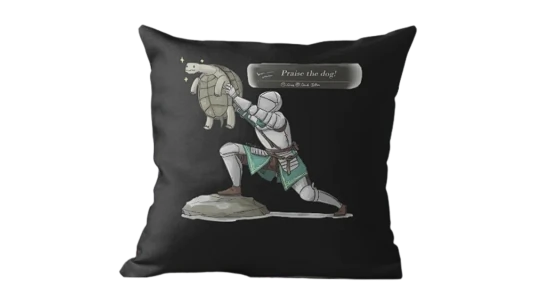 Elden Ring Praise The Dog Pillow