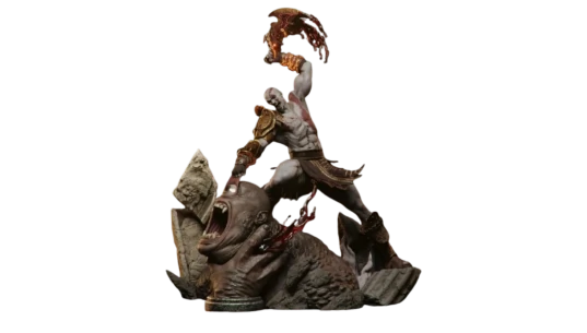 Kratos VS Kraken Statue
