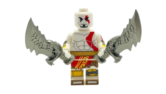 Kratos God of War Custom Lego Mini-Figure