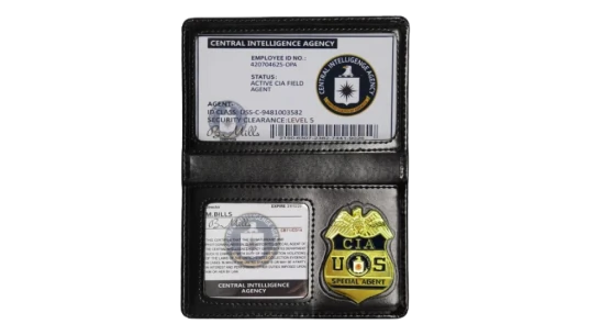 CIA Badge Card Holder And ID Prop Replica