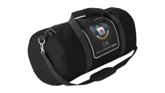 CIA Logo Duffle Bag - Black