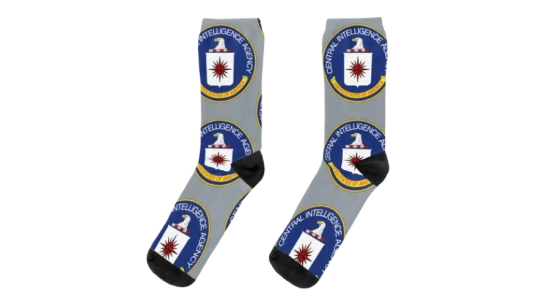 CIA Military Veteran Spy Socks