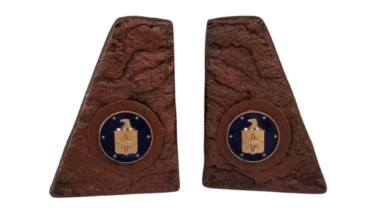 CIA Badge Bronze Bookends Set Of 2