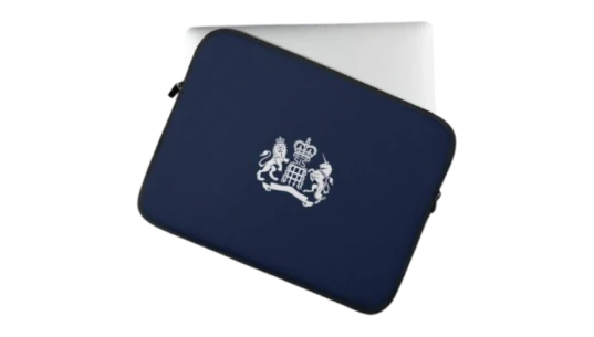 SIS Logo Laptop Sleeve - Navy