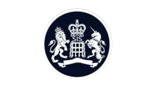 SIS Logo Sticker - White/Navy