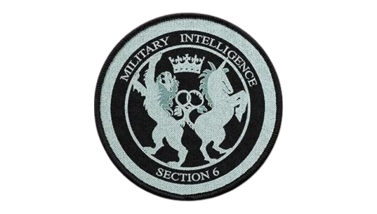 MI6 British Military Intelligence Section 6 Patch - Black