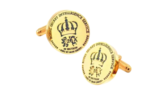 Secret Intelligence Service Cufflinks - Gold