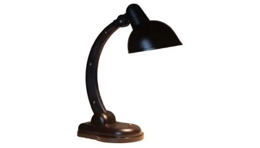 KGB USSR Table Vintage Desk Lamp - Black